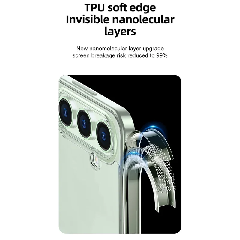 Für Samsung Galaxy S25+ Hülle PC+TPU Handyhülle Airbag-Schutz - Schwarz
