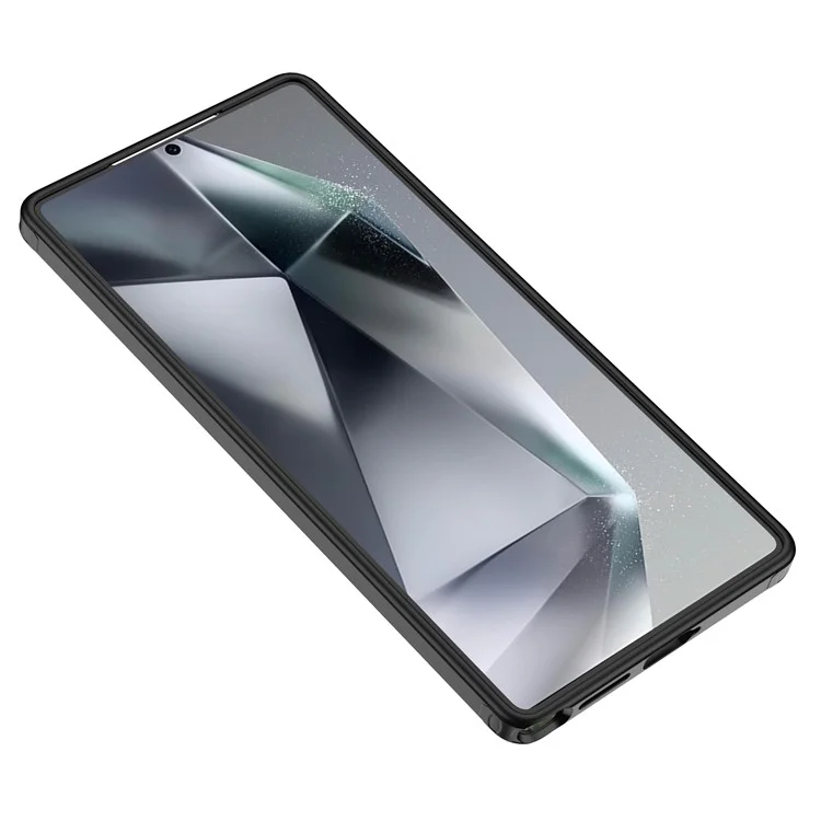 Funda para Samsung Galaxy S25 Ultra PC+TPU Cubierta de teléfono Protección de airbag - Negro