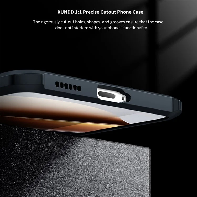 Funda XUNDD para vivo iQOO Neo10 5G a prueba de caídas TPU + cubierta de teléfono de acrílico transparente