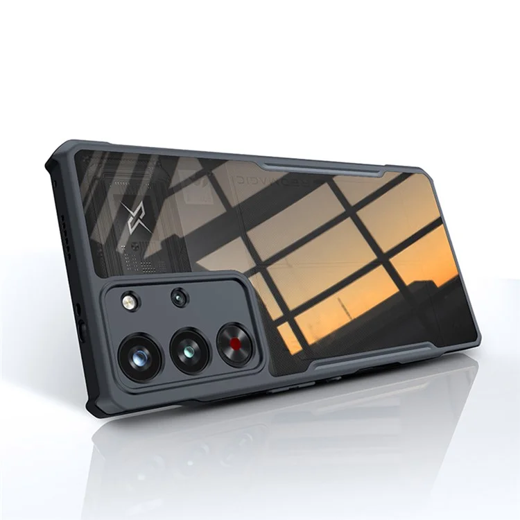 Funda para ZTE nubia Red Magic 10 Pro 5G de XUNDD, a prueba de golpes, de TPU + cubierta trasera de teléfono transparente de acrílico.