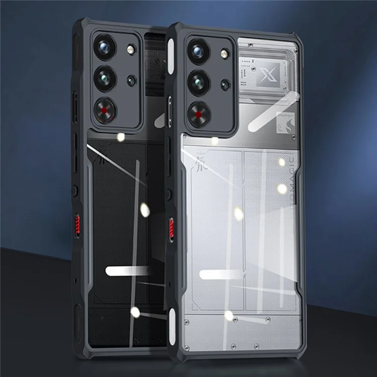 Funda para ZTE nubia Red Magic 10 Pro 5G de XUNDD, a prueba de golpes, de TPU + cubierta trasera de teléfono transparente de acrílico.