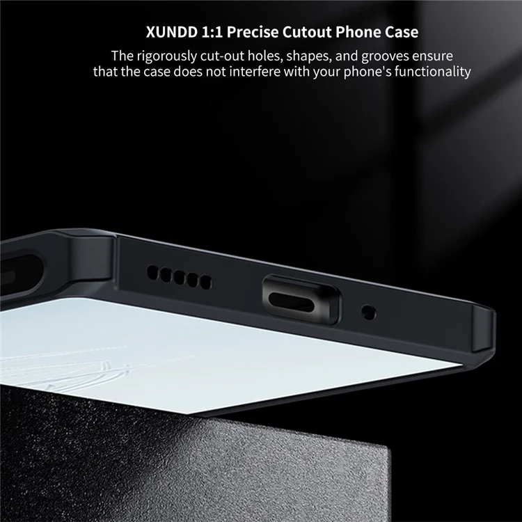 Funda para ZTE nubia Red Magic 10 Pro 5G de XUNDD, a prueba de golpes, de TPU + cubierta trasera de teléfono transparente de acrílico.