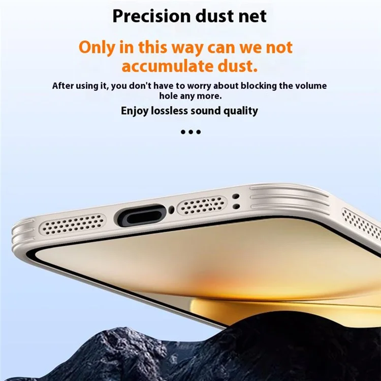 Coque compatible avec vivo X200 Pro mini 5G avec support MagSafe, dissipation de chaleur en TPU PC - Noir