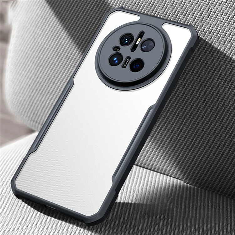 XUNDD Funda para Huawei Mate 70, a prueba de golpes, de TPU y con tapa trasera de acrílico transparente
