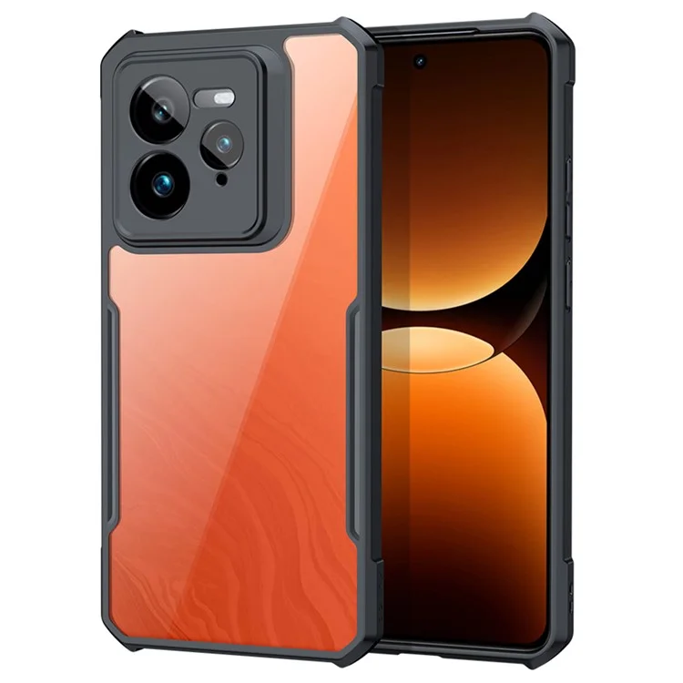 Funda para Realme GT 7 Pro 5G de XUNDD, con protección contra caídas, TPU y cubierta trasera acrílica transparente.