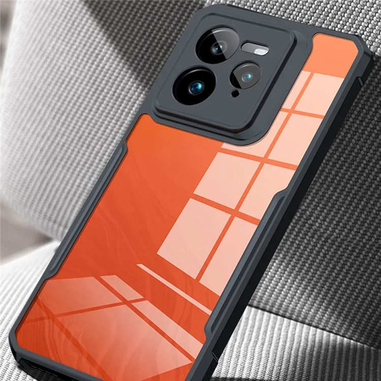 Funda para Realme GT 7 Pro 5G de XUNDD, con protección contra caídas, TPU y cubierta trasera acrílica transparente.