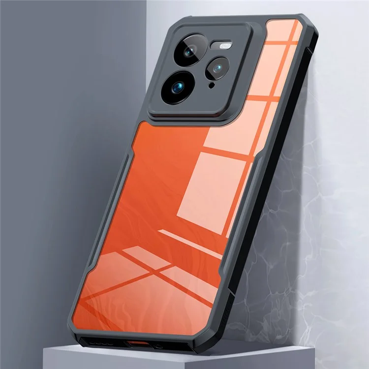 Funda para Realme GT 7 Pro 5G de XUNDD, con protección contra caídas, TPU y cubierta trasera acrílica transparente.