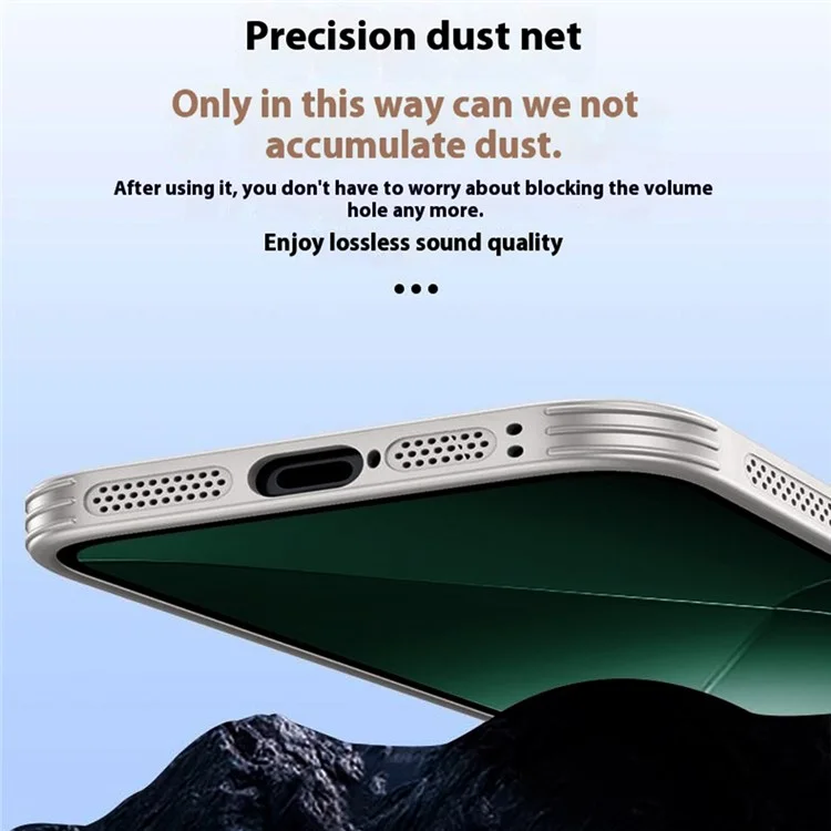 Étui pour Xiaomi 14 Pro Compatible avec MagSafe, Support Béquille, TPU PC Dissipation Thermique Coque de Téléphone - Gris