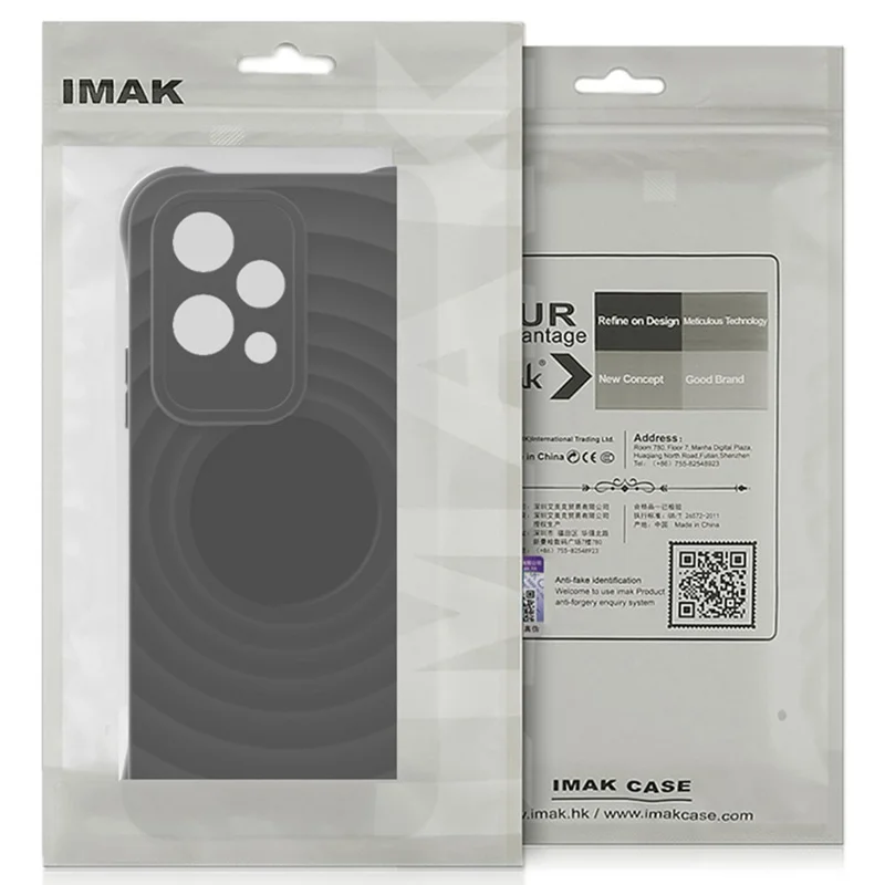 IMAK UC-6 Series for Samsung Galaxy S25 Case Water Drop Texture Anti-Skid Matte TPU Cover - Matte Black