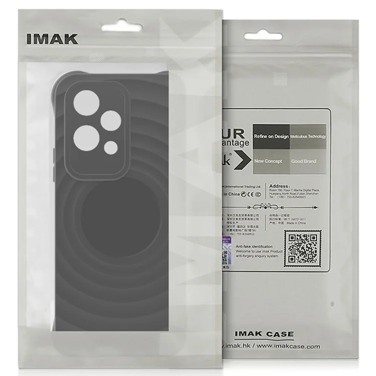 Capa IMAK UC-6 Series para Samsung Galaxy S25+ com textura de gota d'água, antiderrapante, em TPU fosco - Branco fosco
