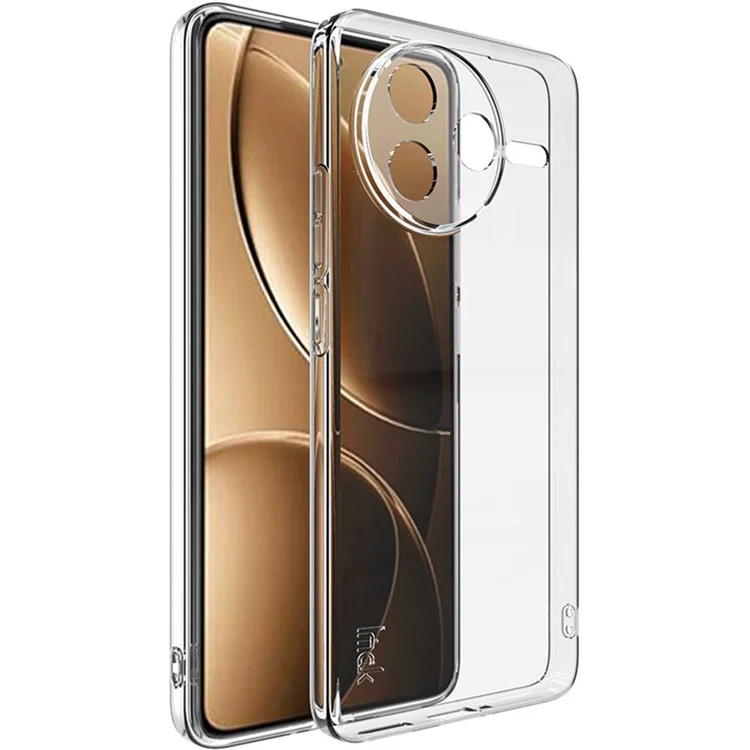 Funda de teléfono de la serie IMAK UX-5 para Xiaomi Redmi K80 5G, carcasa trasera delgada y transparente de TPU a prueba de golpes.
