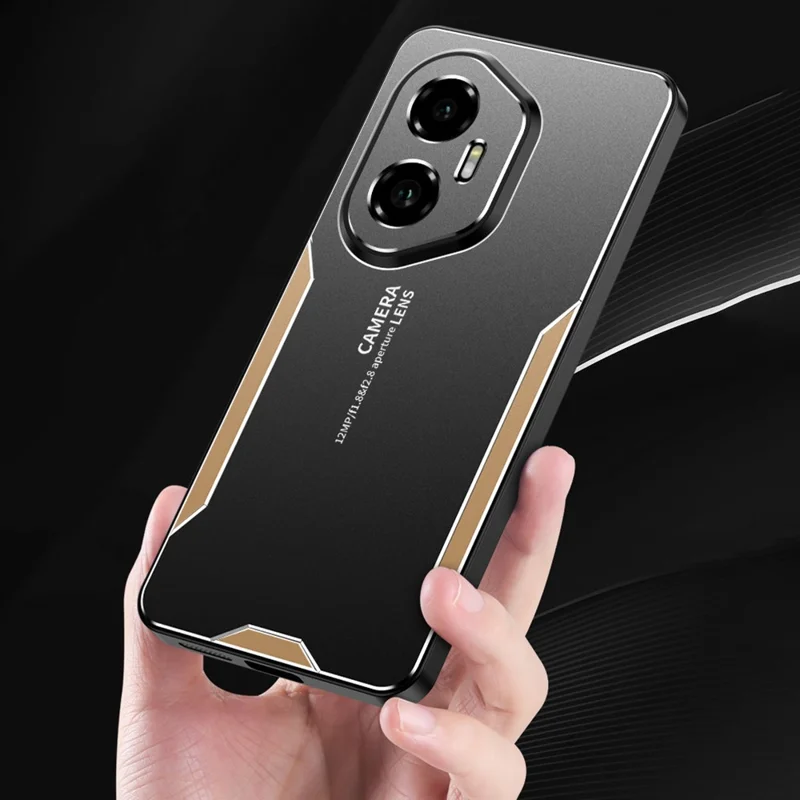 Funda para teléfono For Honor 300 de aleación de aluminio + TPU + PC - Oro