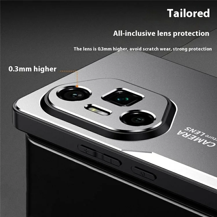 For Honor 300 Ultra Phone Case Aluminium Alloy TPU PC Back Cover - Gold