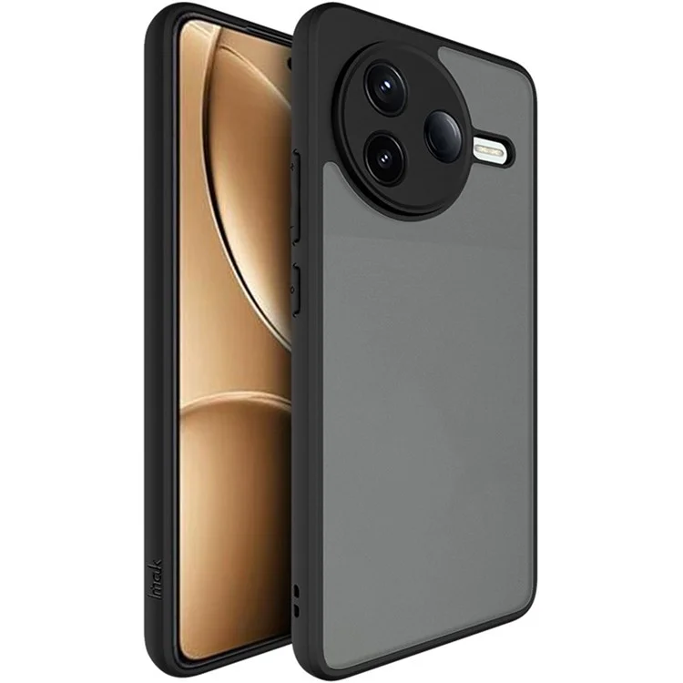 Étui IMAK UX-9B pour Xiaomi Redmi K80 5G, housse de téléphone en PC+TPU mate avec un petit airbag.