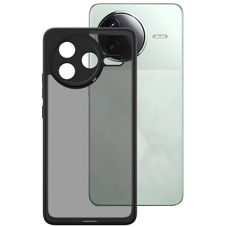 Étui IMAK UX-9B pour Xiaomi Redmi K80 5G, housse de téléphone en PC+TPU mate avec un petit airbag.