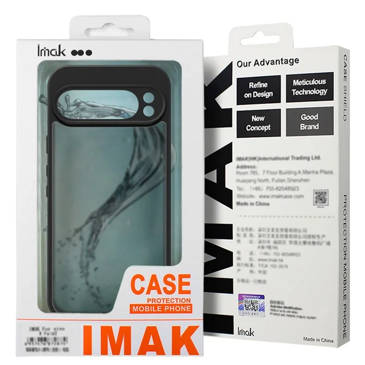 Coque pour Samsung Galaxy A16 5G / 4G de la série IMAK UX-9B, en PC+TPU mat avec mini-airbag