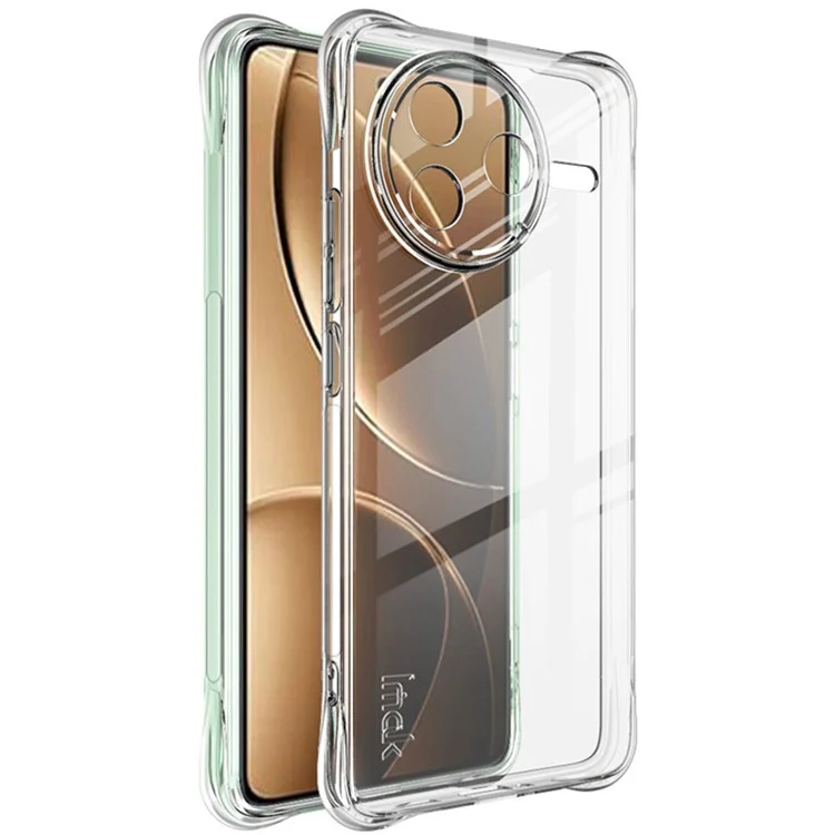 IMAK Funda para Xiaomi Redmi K80 5G Carcasa TPU Protección Airbag Antichoque - Transparente
