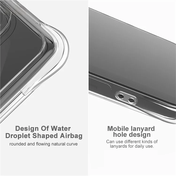 Coque pour Xiaomi Redmi K80 Pro 5G IMAK, étui en TPU avec protection antichoc par airbag - Noir