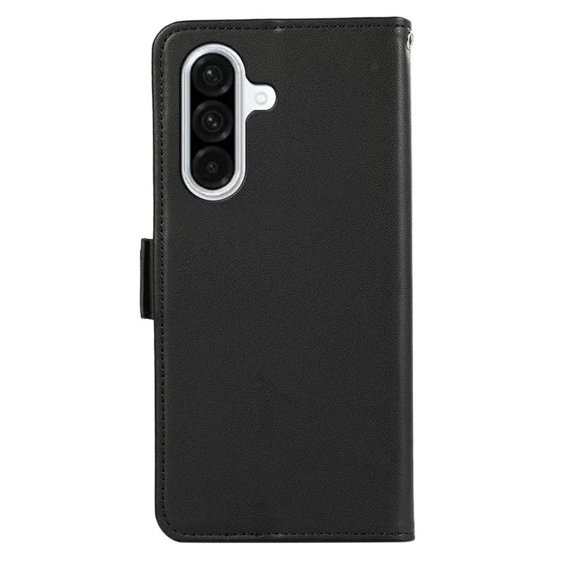 ABEEL For 	Samsung Galaxy A26 5G Case Leather Phone Cover with RFID Blocking Wallet - Black
