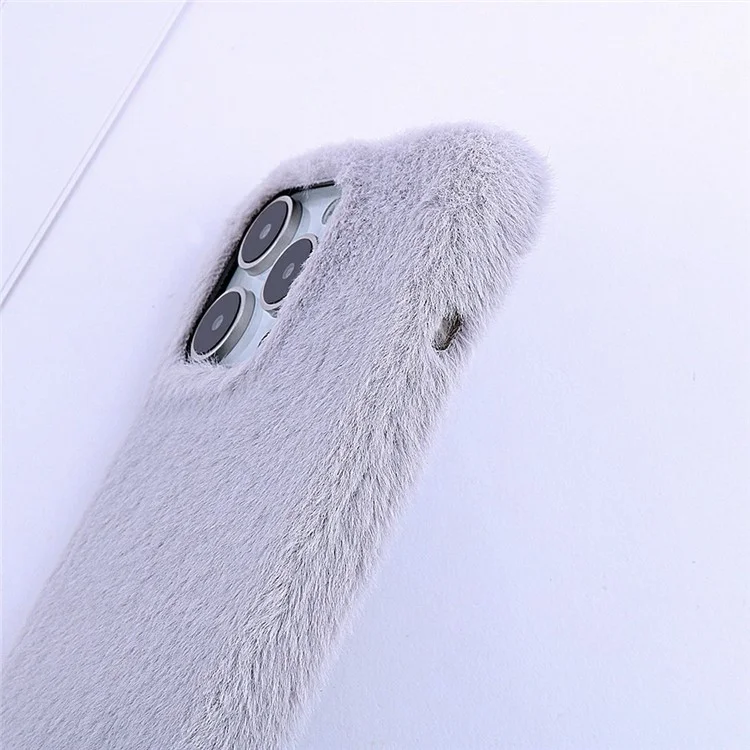 Funda para iPhone 14 Pro de Jade Fox, de terciopelo y piel sintética, con protección para el teléfono - Negro