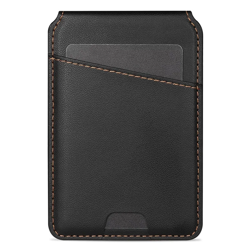 Custodia per iPhone 16 Plus compatibile con MagSafe, porta-carte staccabile, supporto e cover posteriore in pelle - Nero