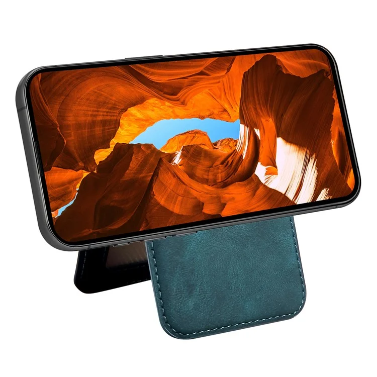 ESEBLE E2 Magnetische Hülle für iPhone 15 Pro mit RFID-Blockierung, Retro-Leder-Rückseite mit abnehmbarem Kartenfach - Grün
