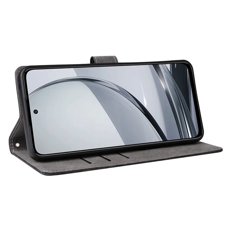 Für ZTE nubia Focus Pro Wallet Case RFID-blockierendes PU-Leder Cover mit Standfunktion - Schwarz