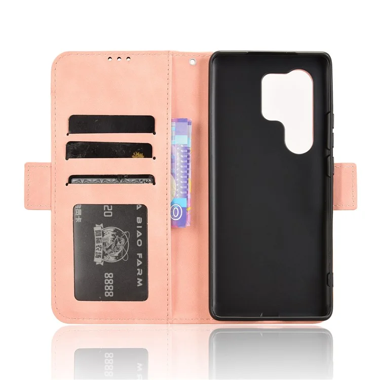 For itel S25 Ultra Leather Case Phone Wallet Cover with Multiple Card Slots - Pink