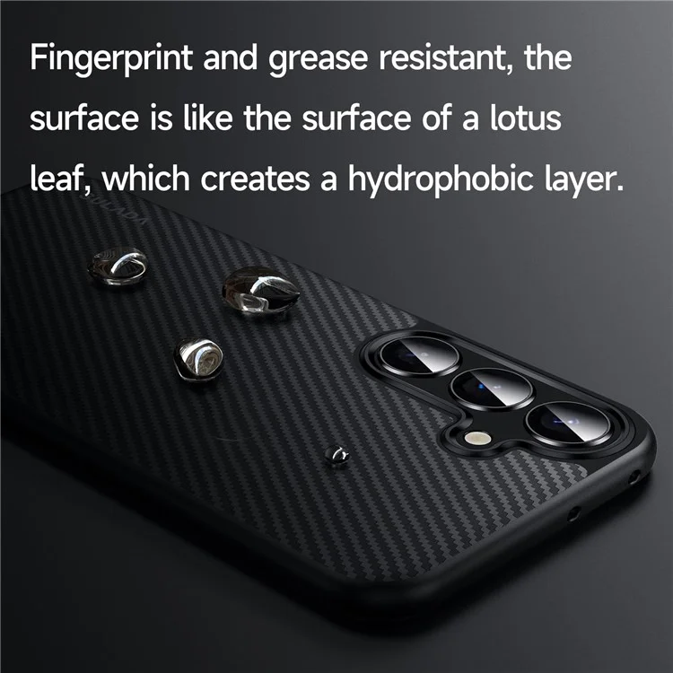 SULADA For Samsung Galaxy S25+ Case Compatible with MagSafe Metal Lens Frame PU+TPU Phone Cover - Black