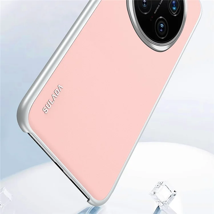 Étui SULADA For Honor Magic7 5G en PU + PC avec dos sans cadre - Rose