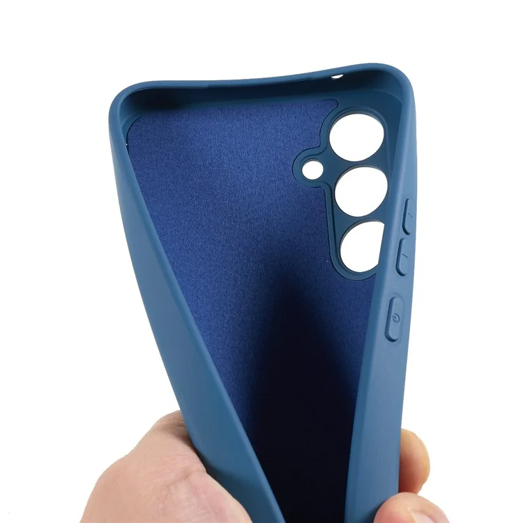 Чехол для Samsung Galaxy A26 5G с дугообразными краями, защитный чехол из TPU толщиной 2,0 мм - синий