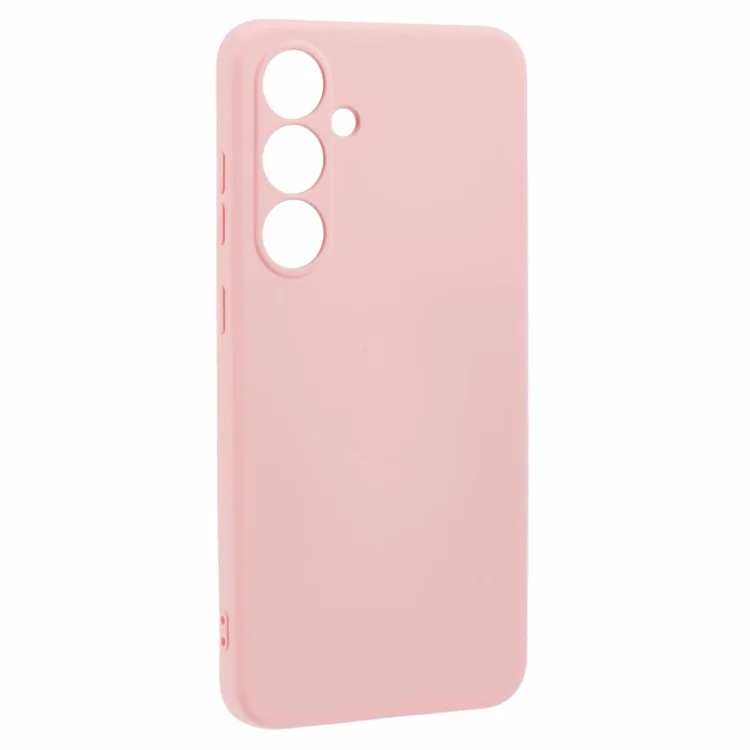 Для Samsung Galaxy A36 5G чехол с дуговым краем 2.0 мм TPU защитный чехол для телефона - розовый