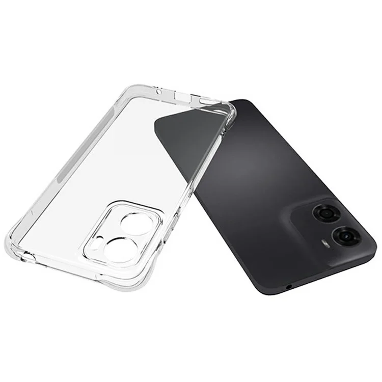 Funda de TPU transparente antideslizante para teléfono móvil Motorola Moto G05 4G