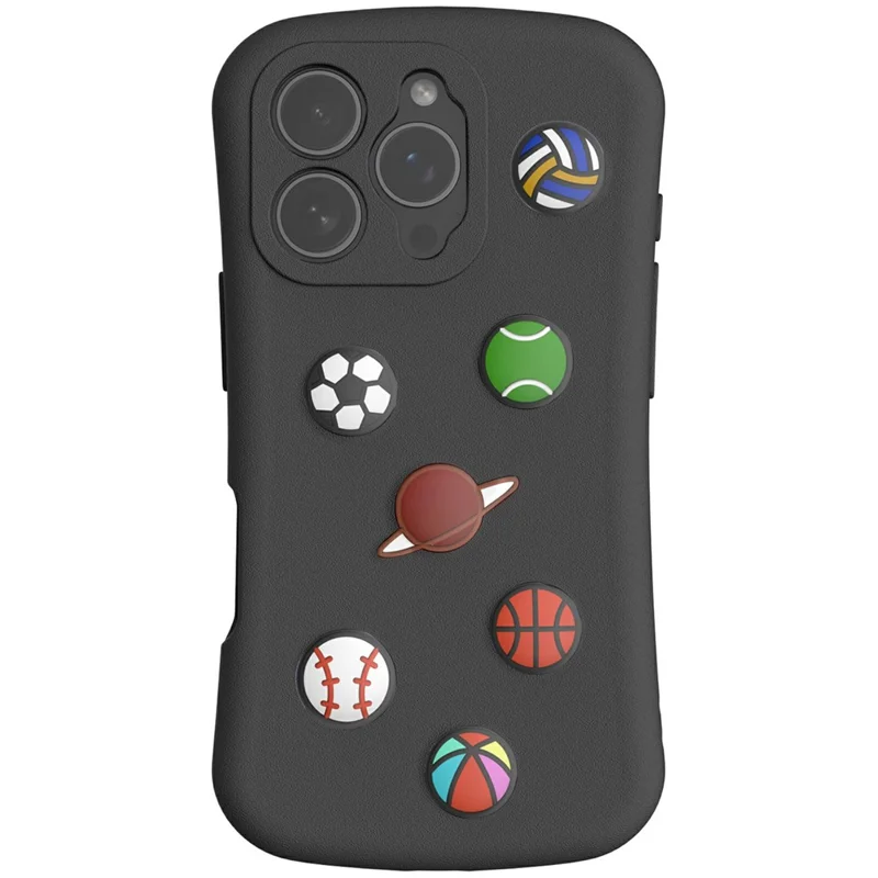 Capa para iPhone 16 Pro Série Galaxy Padrão EVA Anti Queda - Preta