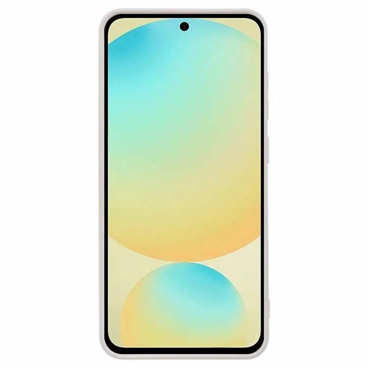 Для Samsung Galaxy A26 5G Чехол TPU Мягкая задняя крышка с противоударной подкладкой - Белый