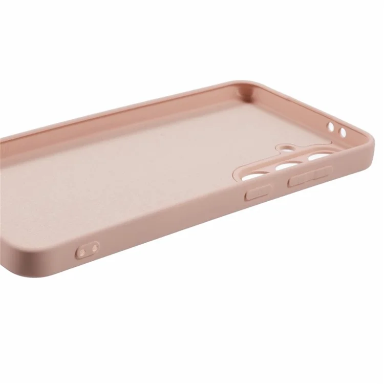 Coque pour Samsung Galaxy A56 5G, en TPU, dos souple, doublure anti-rayures en fibre - Rose