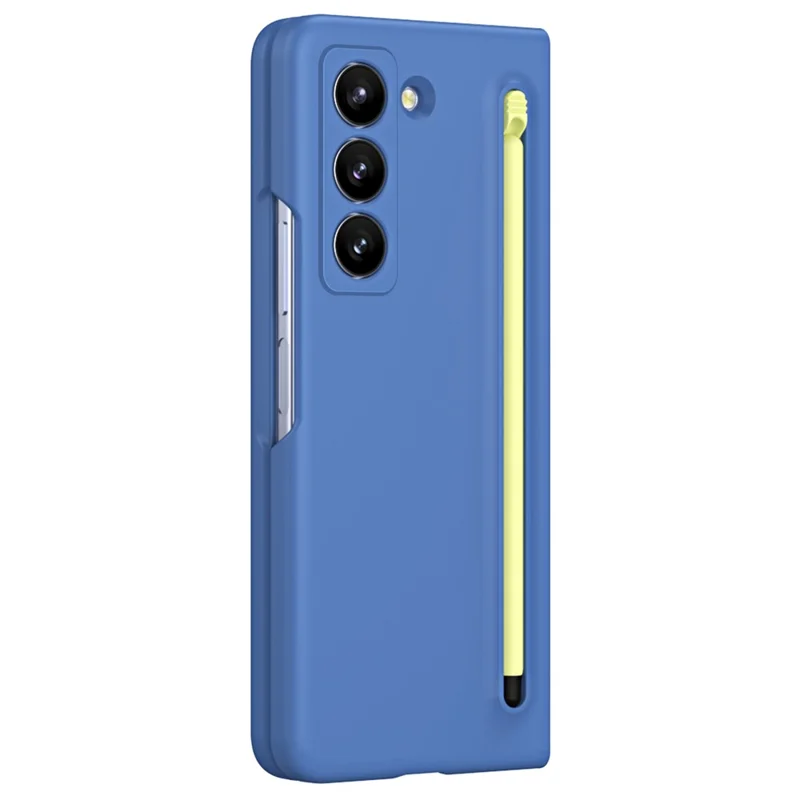 Telefonbeskyttelse med stift til Samsung Galaxy Z Fold Special / Z Fold 6 Slim / W25 Hård PC bagside - himmelblå