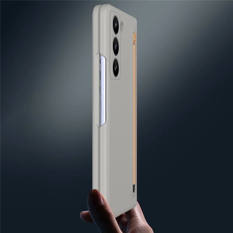 Telefonbeskyttelse med stift til Samsung Galaxy Z Fold Special / Z Fold 6 Slim / W25 Hård PC bagside - himmelblå