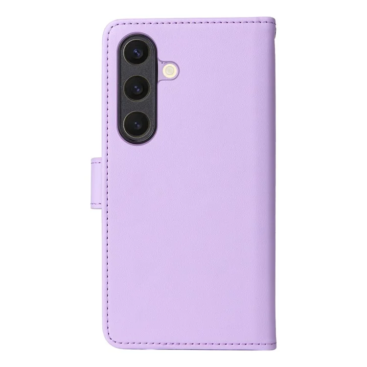 BETOPNICE 005 Чехол-кошелек из искусственной кожи для Samsung Galaxy S25 - Фиолетовый