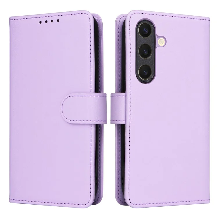 BETOPNICE 005 Чехол-кошелек из искусственной кожи для Samsung Galaxy S25 - Фиолетовый