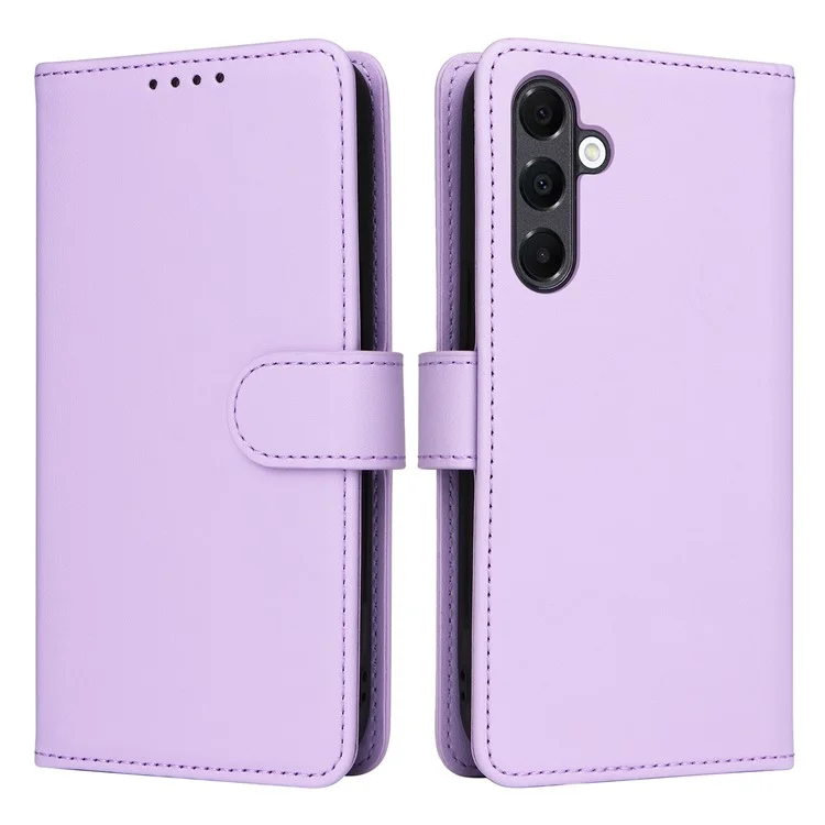 BETOPNICE 005 Funda tipo cartera de piel sintética con soporte para Samsung Galaxy A16 4G / 5G - Morado