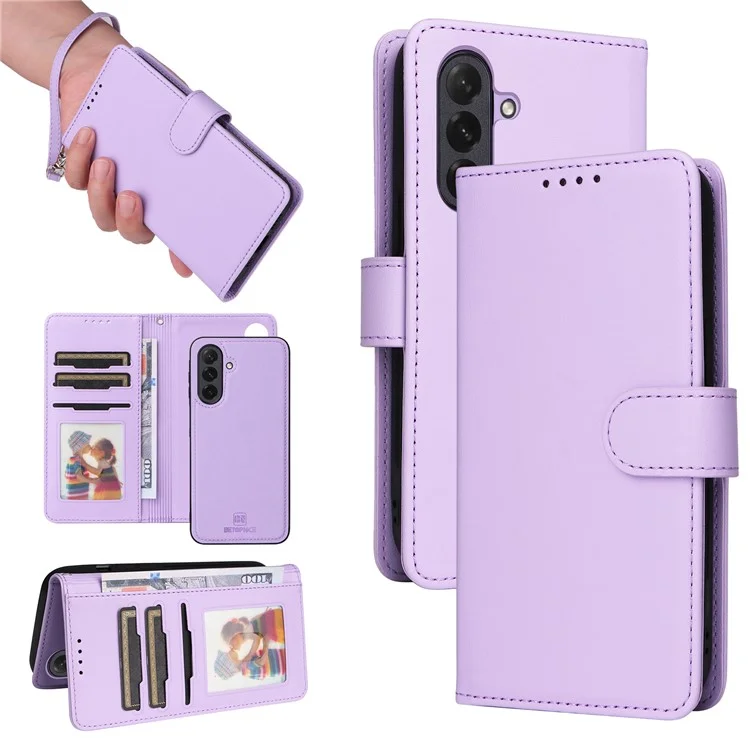 BETOPNICE 005 Чехол-книжка из искусственной кожи для Samsung Galaxy A26 5G с подставкой - Фиолетовый