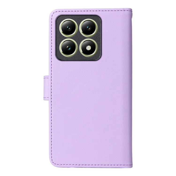 BETOPNICE 005 Hülle für Xiaomi 14T, Pu-Leder Brieftasche Handyhülle - Lila