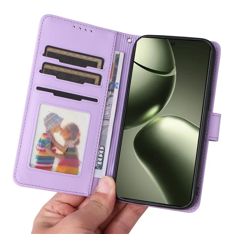 BETOPNICE 005 Hülle für Xiaomi 14T, Pu-Leder Brieftasche Handyhülle - Lila