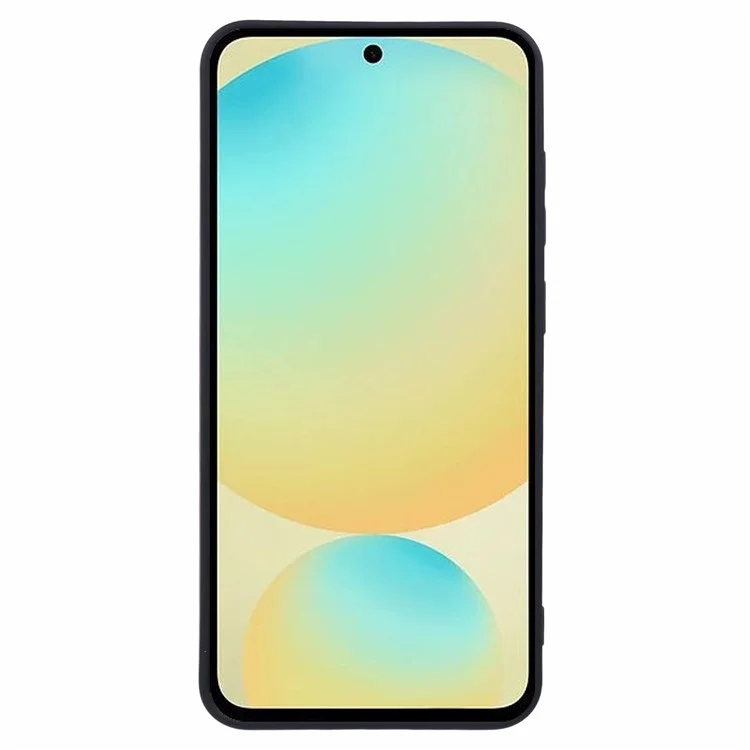 Чехол для Samsung Galaxy A36 5G, задняя крышка из мягкого ТПУ с противоударной волокнистой подкладкой - черный