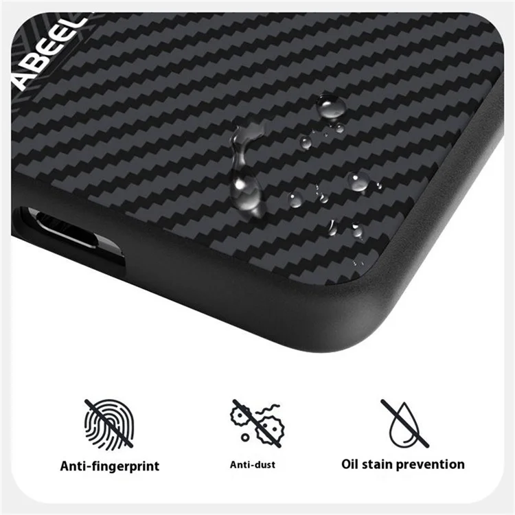 ABEEL Para Honor 300 Pro Case PC + TPU + Aleación de Aluminio + Cubierta de Teléfono de Piel de PU Compatible con MagSafe - Textura 1