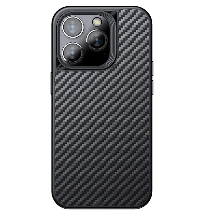 Coque pour iPhone 14 Pro Anti-rayures, Fibre d'aramide Housse de Téléphone Prend en Charge la Charge sans Fil Magnétique