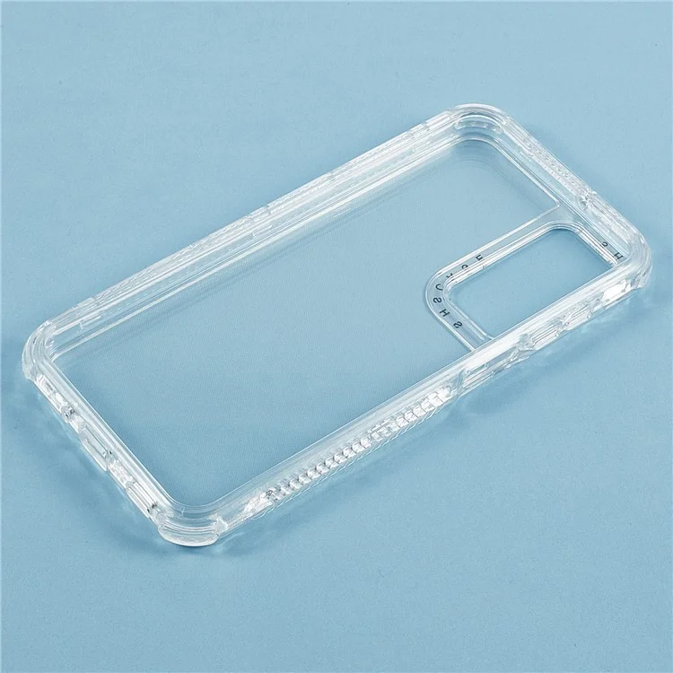 Für Samsung Galaxy S25 Crystal Clear Case 3 in 1 stoßfeste PC + TPU Handyhülle