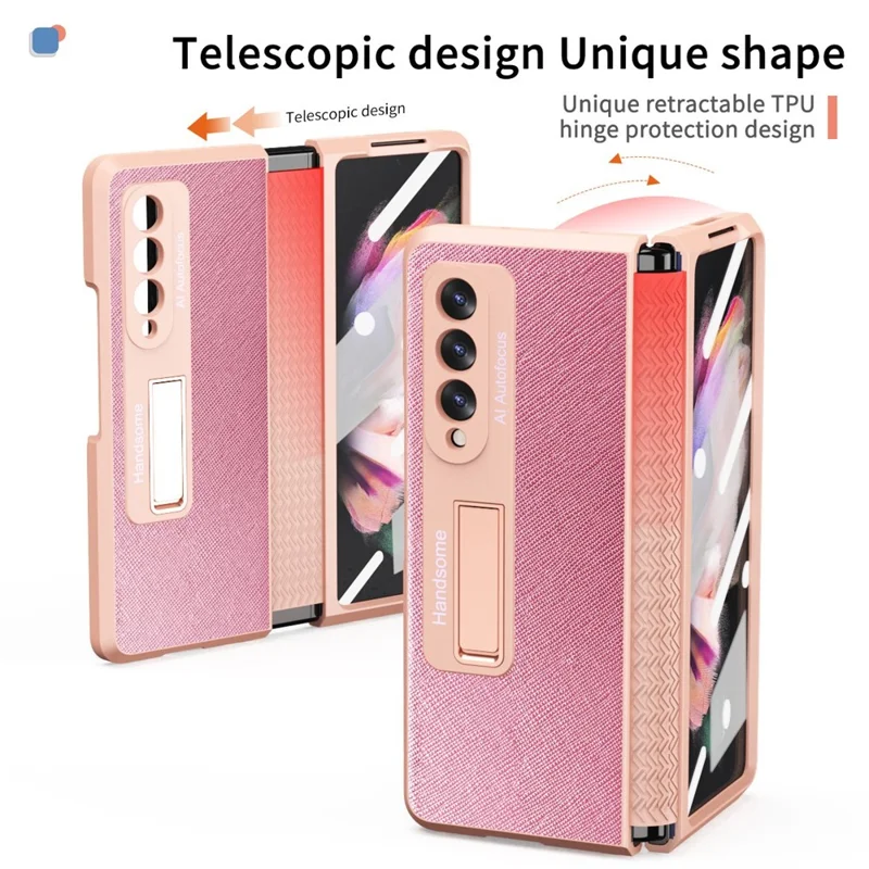 Для Samsung Galaxy Z Fold4 5g-защитный Чехол. - Розовый