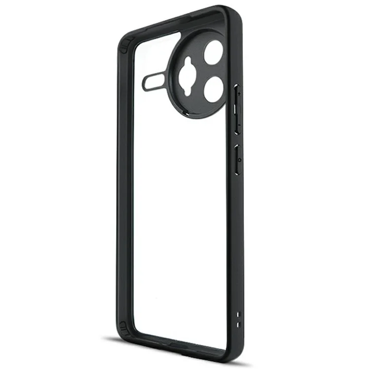 Custodia per Xiaomi Redmi K80 Pro 5G, resistente agli urti, in PC + TPU, cover posteriore trasparente